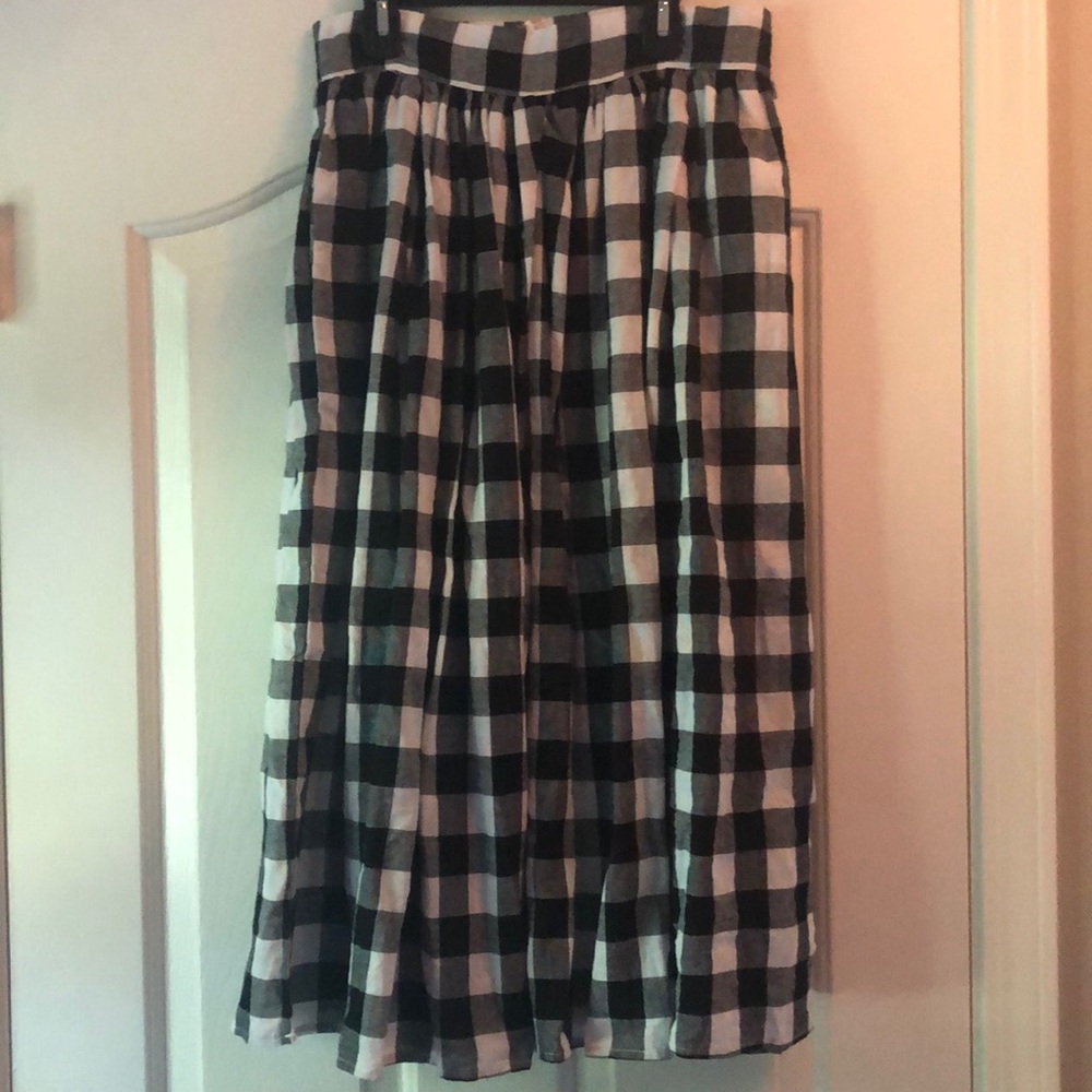 Boutique Buffalo Check Knee-length skirt
